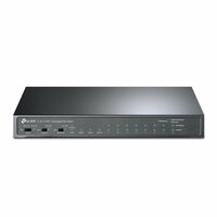 Коммутатор TP-Link TL-SL1311MP, 8x100 Мбит / с RJ45 PoE +  макс. до 124 Вт , 2x1 Гбит / с, 1xSFP, неуправляемый