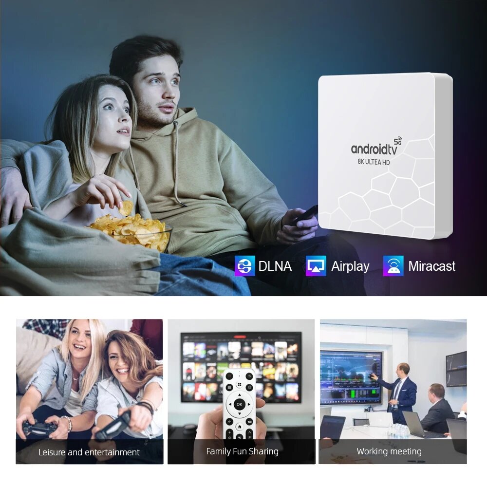 Q96 Smart TV Box 8ГБ 128ГБ, q96ohp8k8gb128gbi8eu, Европейская — фото 1