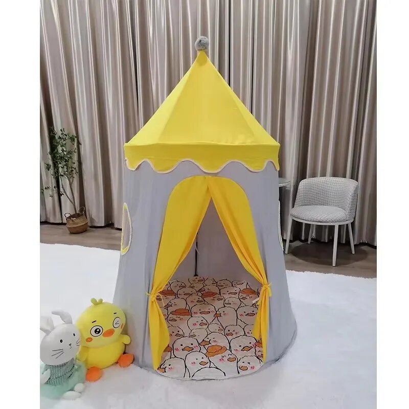 Складная игрушечная палатка, Желтый