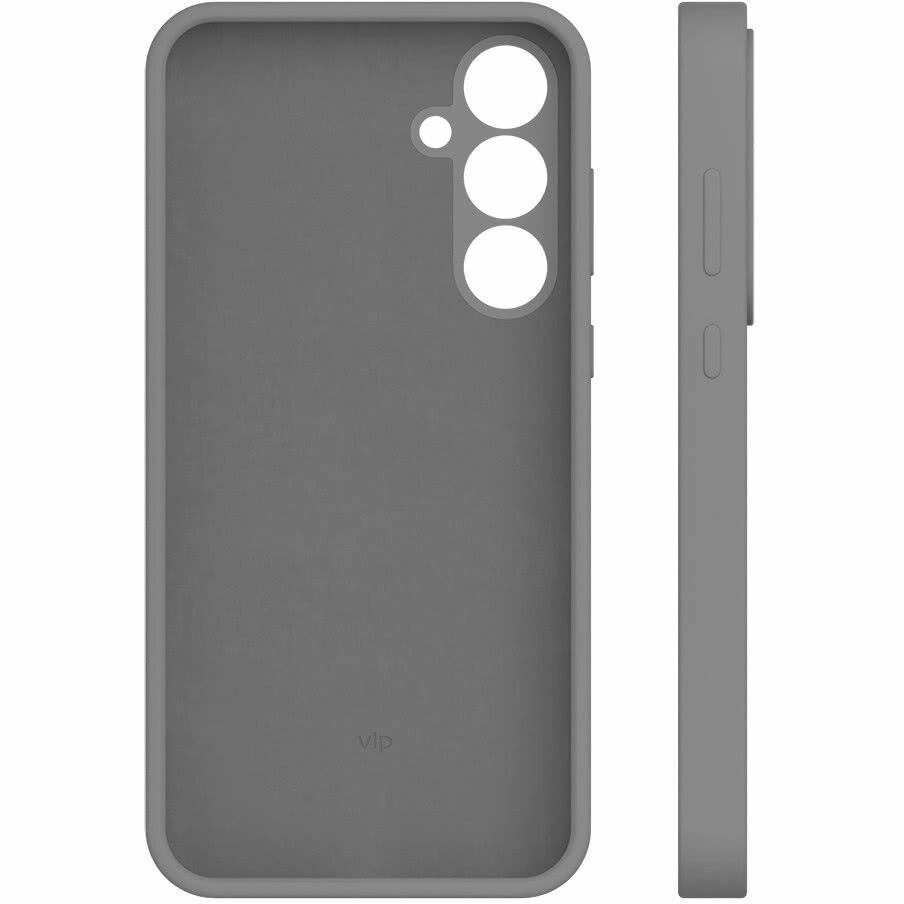 Чехол VLP Aster Case для Galaxy A55, силикон, серый — фото 1