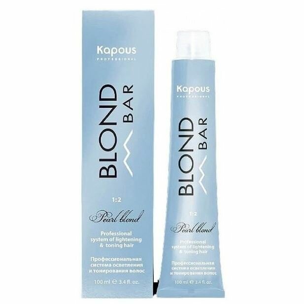 Краска для волос Kapous Professional Blond Bar с экстрактом жемчуга, BB 001
