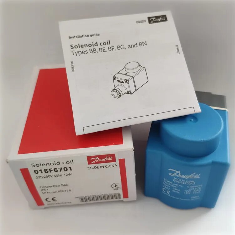 018F6701 018F6176 Катушка электромагнитного клапана Danfoss — фото 1