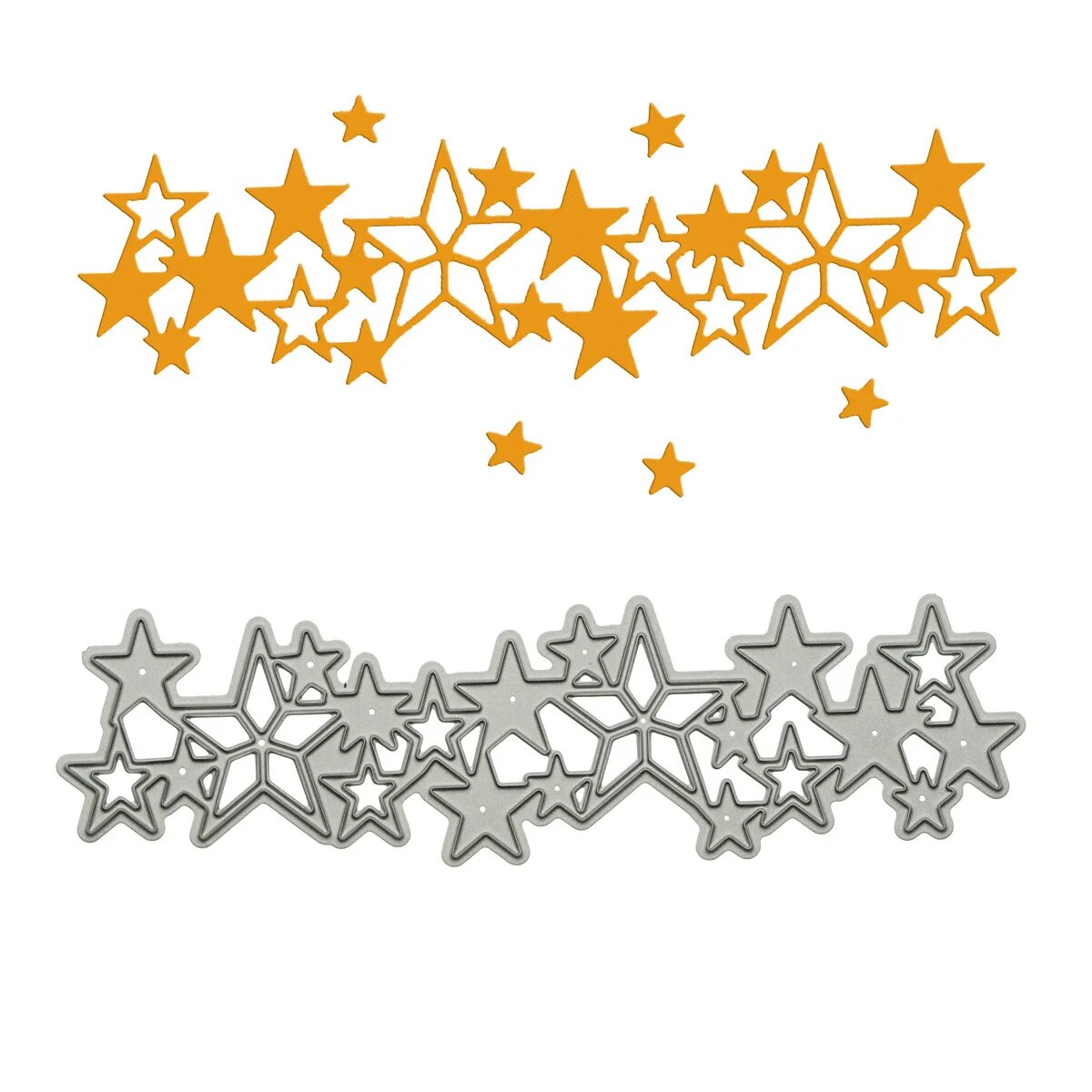 Металлические штампы звезда для скрапбукинга