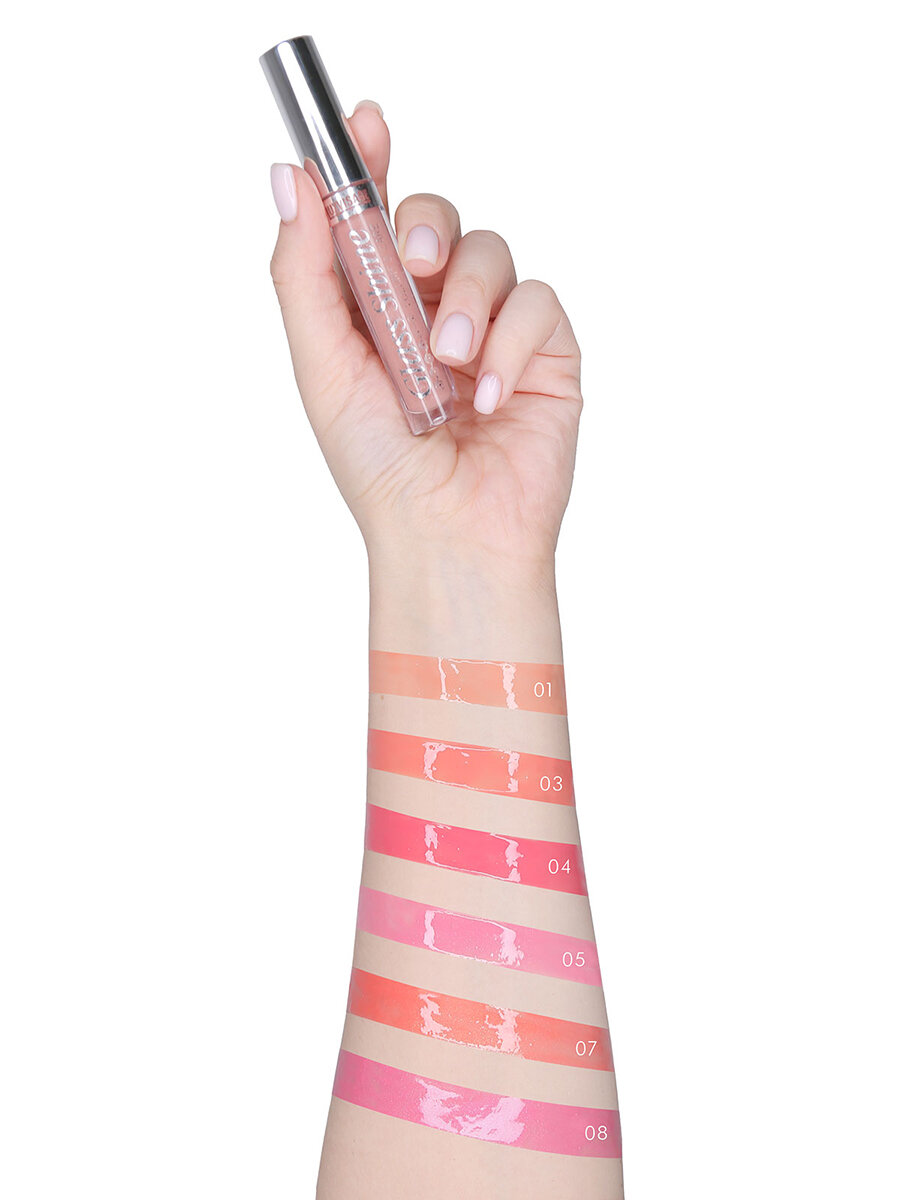 Блеск для губ Glass Shine, тон 17, LUXVISAGE — фото 1