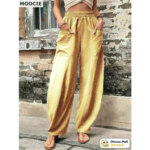 фото Брюки moocie, размер xl, yellow