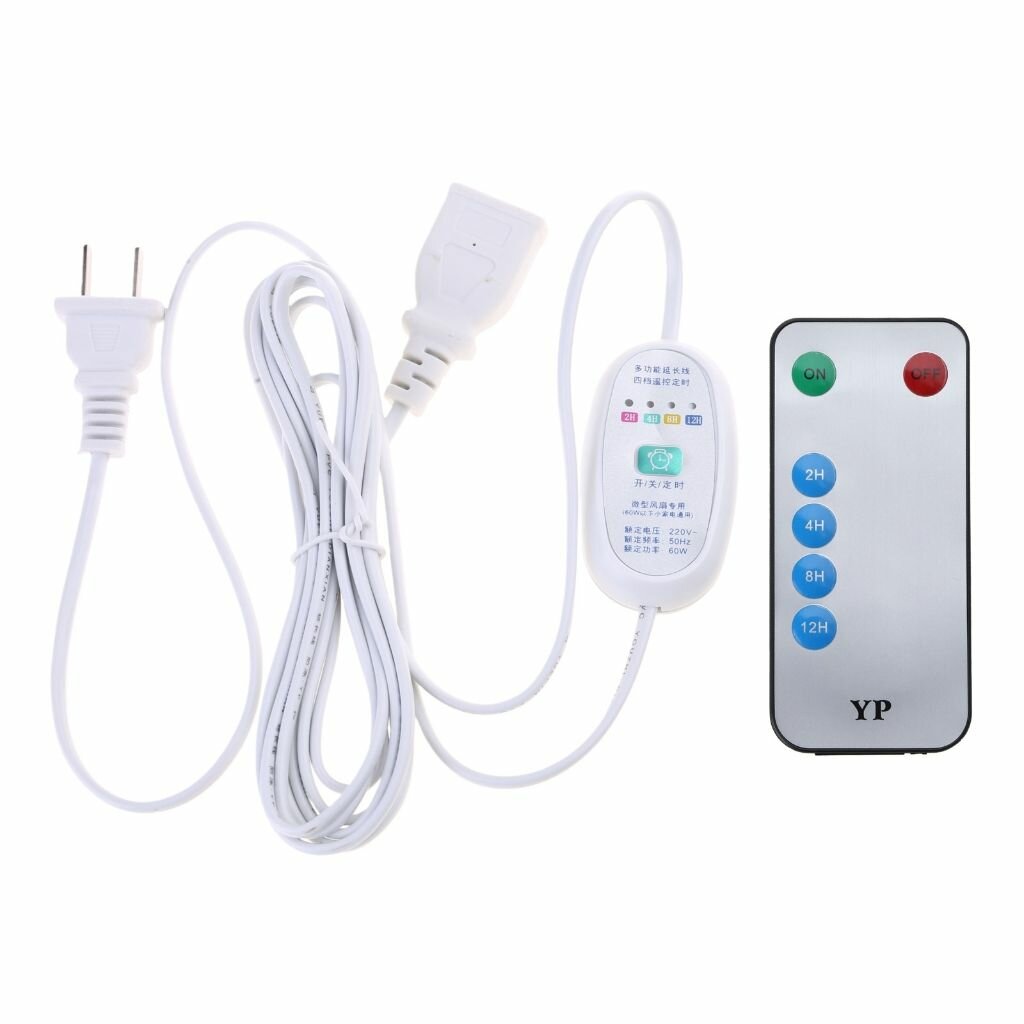 Удлинитель с таймером и пультом ДУ на 6 кнопок