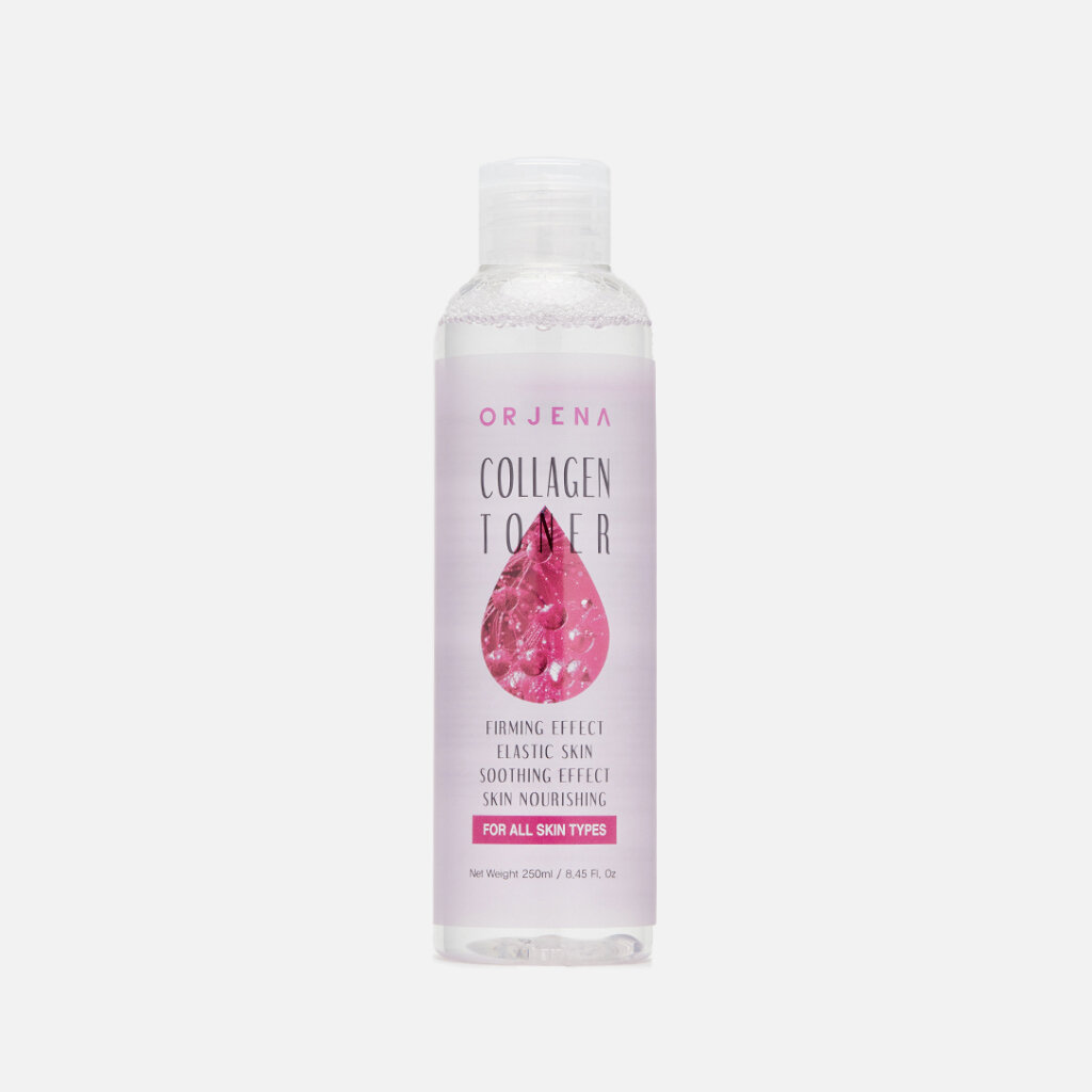 Тонер для лица ORJENA Collagen Toner, с коллагеном, для всех типов кожи, 250мл