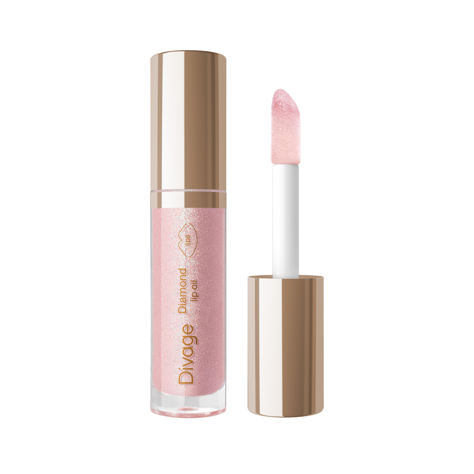 Масло для губ сияющее Divage Diamond Lip Oil Тон 01 перламутровый