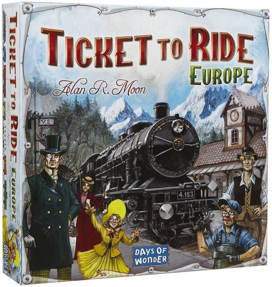 Настольная игра "Ticket to Ride: Europe", от 8 лет, стратегии, до 5 участников