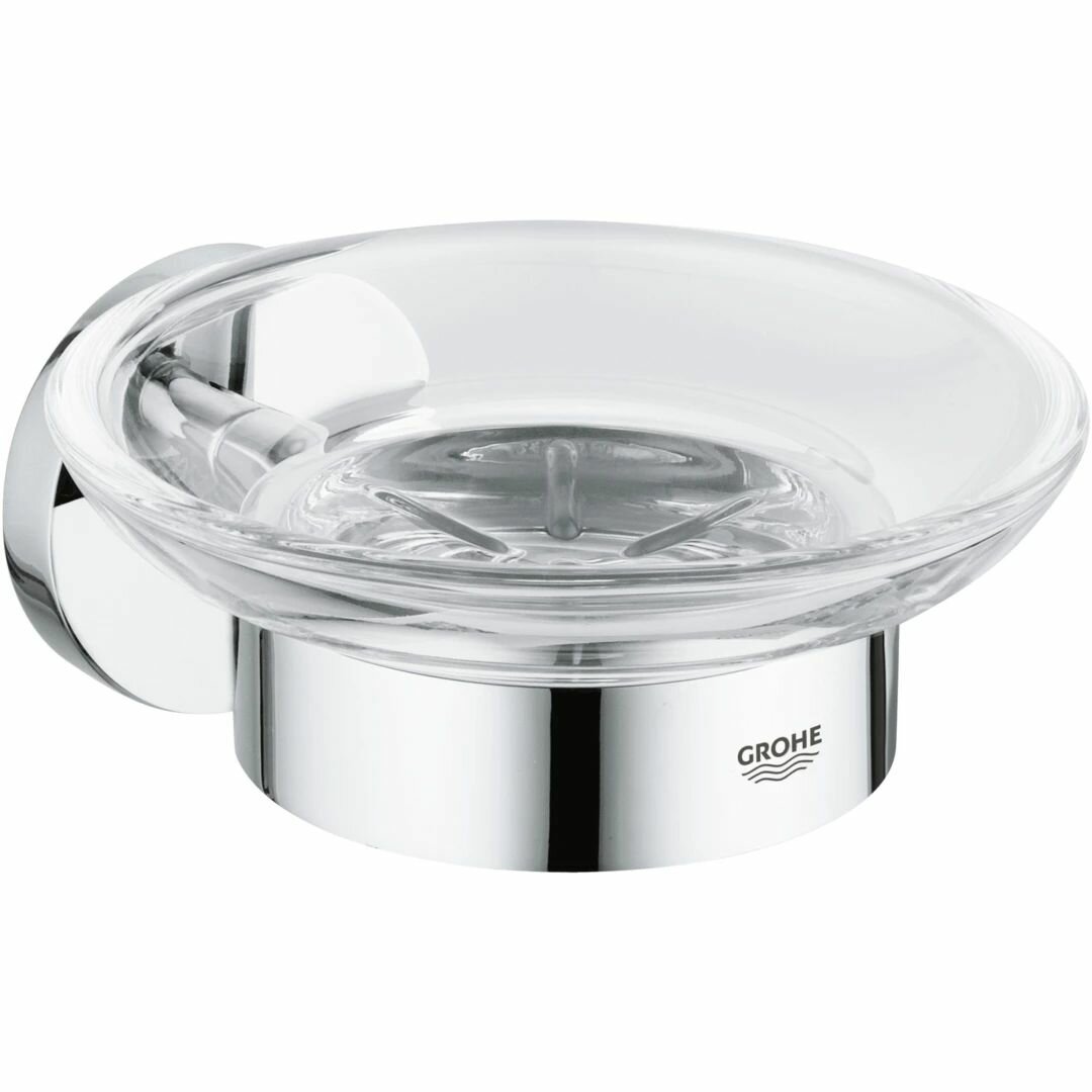 Дозатор мыла GROHE Essentials 40444001 настенный металл серебристый хром
