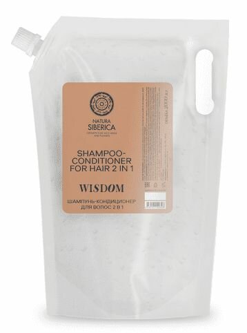 Шампунь-кондиционер Natura Siberica "Wisdom", 2 в 1, 2000мл, для всех типов, гипоаллергенный