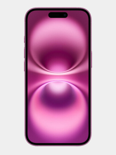 Смартфон Apple iPhone 16 128 ГБ, Dual: nano SIM + eSIM, Чехол в подарок Pink — фото 1