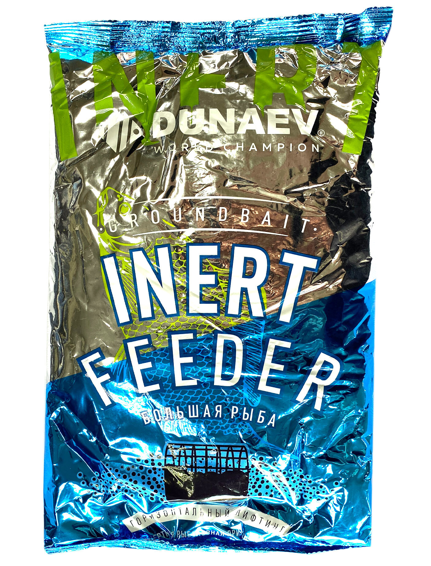 Прикормка для рыбалки Дунаев "DUNAEV-INERT FEEDER" Крупная рыба (Инерт) 1 кг