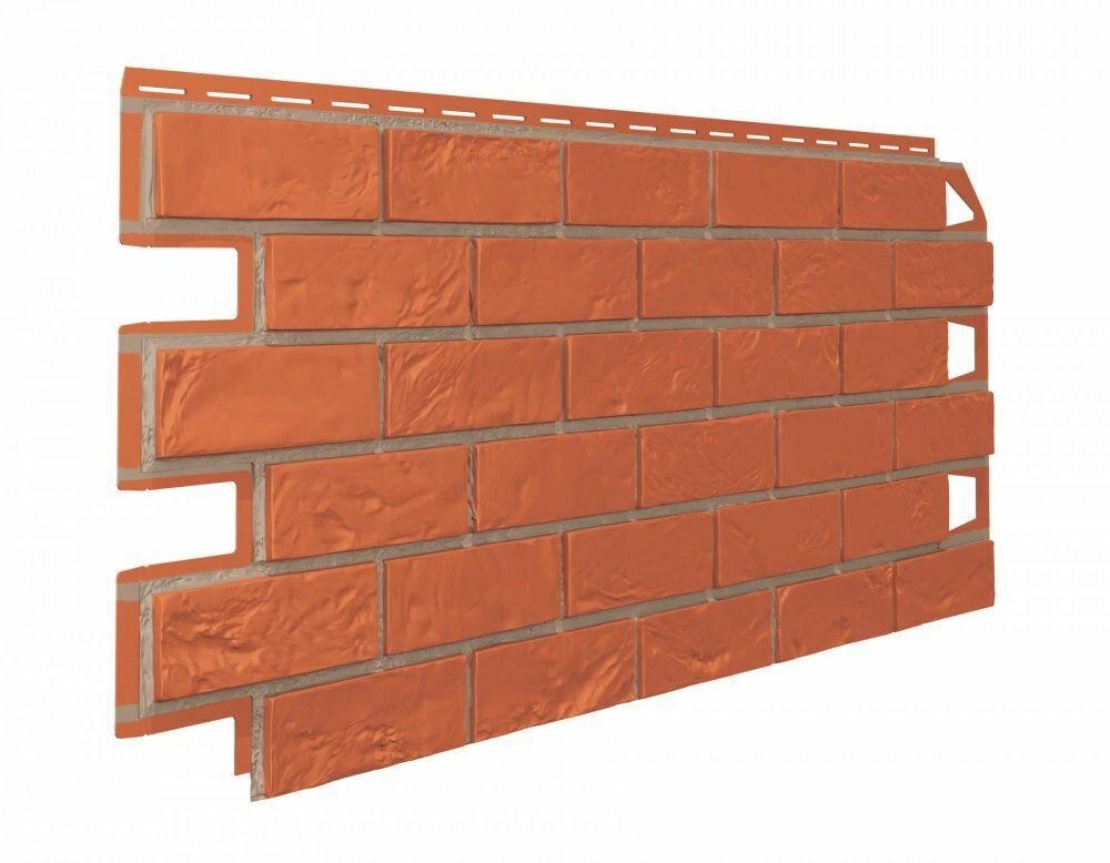 Панель фасадная Технониколь оптима Кирпич Терракотовый комплект 10 шт. 4.2 кв. м.