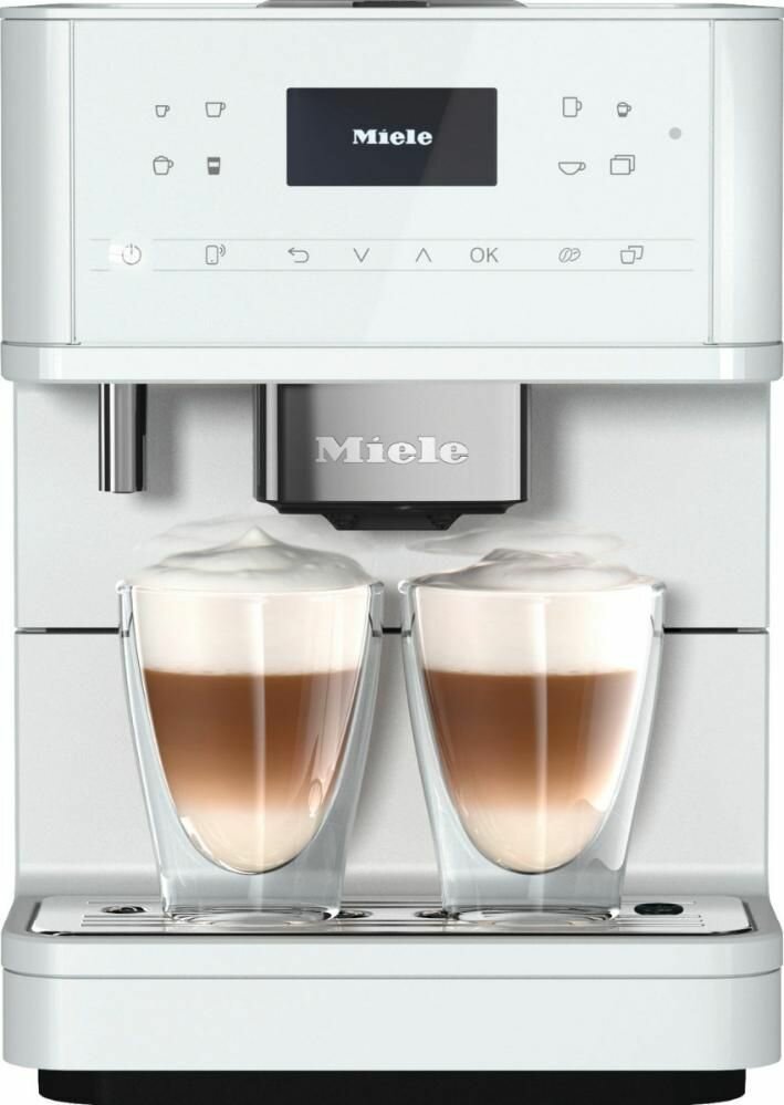 Кофемашина автоматическая Miele CM 6160 MilkPerfection LOWE Lotus White белый лотос