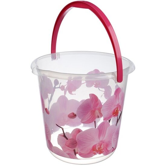 Ведро Idea деко 5л М 2425 орхидея