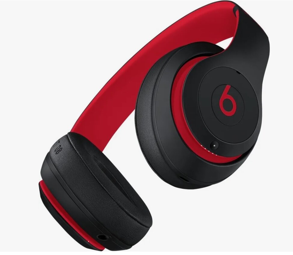 Наушники гарнитура Beats Studio 3 Wireless, Bluetooth 5,3, до 20 ч работы, полноразмерные красный