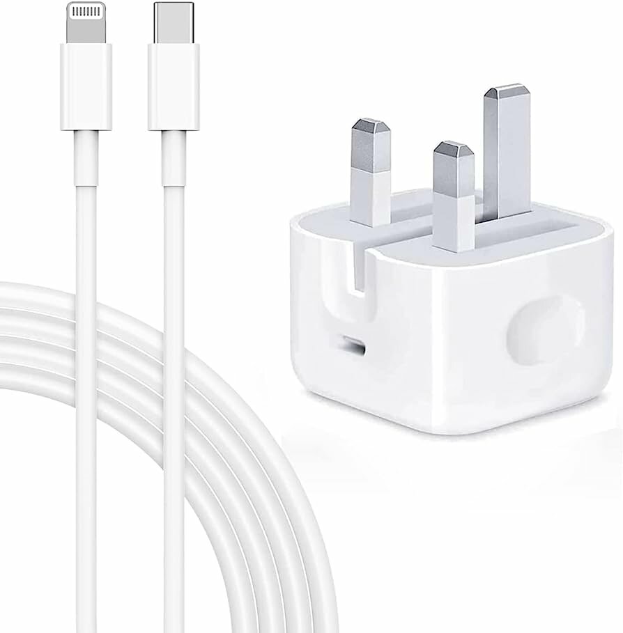 Зарядное устройство Apple для iPhone/iPad, USB-C, 20W, белый, съемный кабель