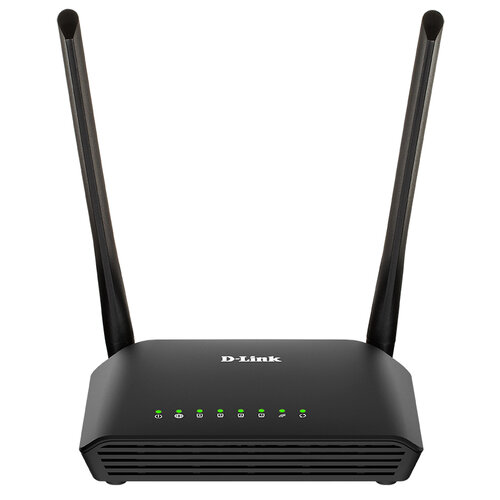 Wi-Fi роутер D-Link DIR-615S/RU/B1A RU, черный комплект 5 штук маршрутизатор d link dir 615s ru b1a 10 100base tx черный