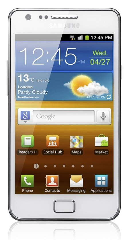 Смартфон Samsung Galaxy S II GT-I9100, 1 SIM, белый