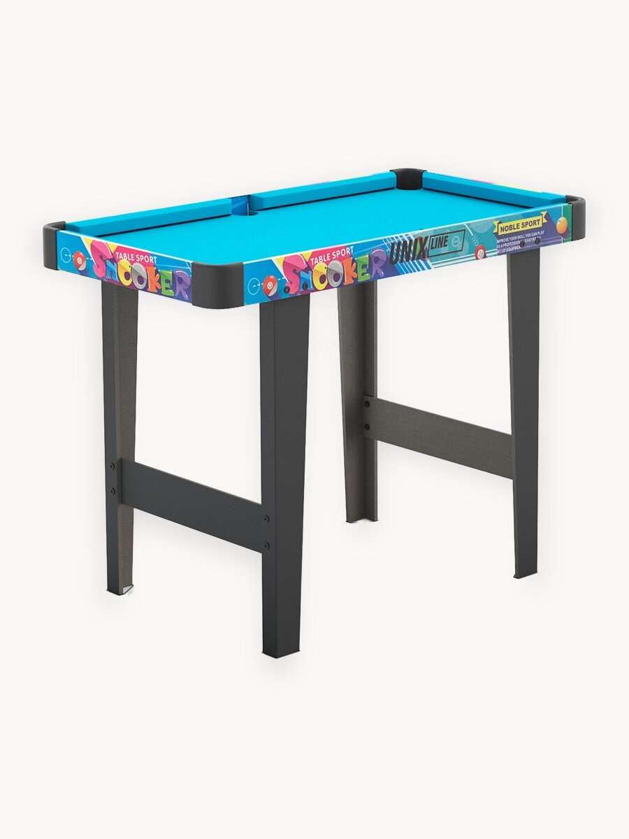 Игровой стол UNIX Line Трансформер 4 в 1, аэрохоккей, футбол, бильярд и настольный теннис, 86х43 cм UNIXLINE