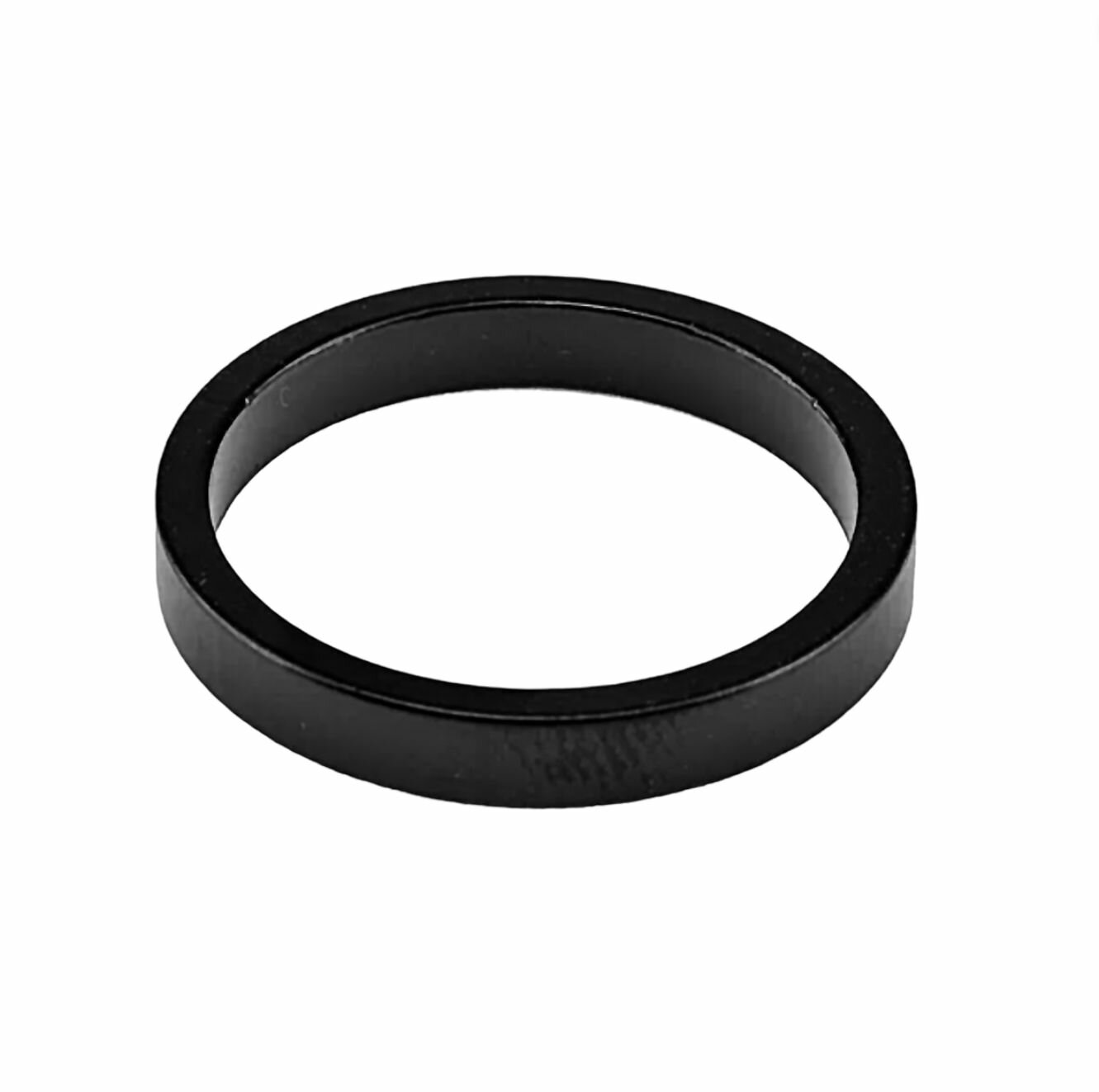 Проставочное кольцо 1-1/8"5mm Kenli. Кольцо регулировочное KL-4021A высота 5 мм, внутр. диаметр 28,6 мм, алюминиевое, чёрное — фото 1