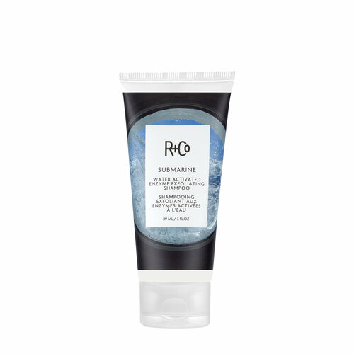 R+CO Отшелушивающий шампунь для волос с гидроактивируемыми энзимами Submarine 89 мл