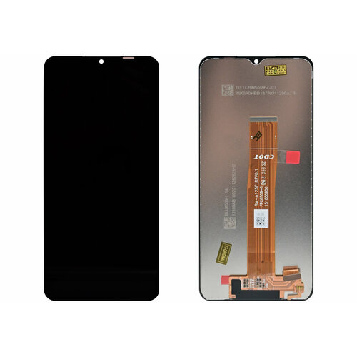 Дисплей с тачскрином для Samsung Galaxy A12 Nacho (A127F) (черный) LCD дисплей для samsung a127f galaxy a12 nacho в сборе с тачскрином черный