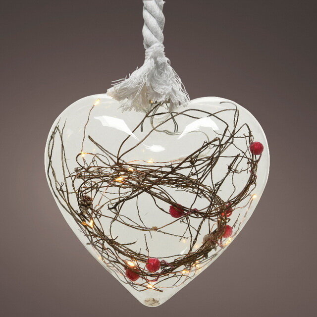 фото Kaemingk Подвесной светильник на канате Della Foresta 80*20 см, 15 теплых белых микро LED ламп, на батарейках, IP20 485187