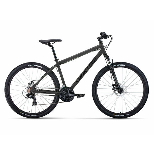 Велосипед 27.5 FORWARD SPORTING 2.0 (DISK) (8-ск.) 2023 (рама 17) темный/серый/черный