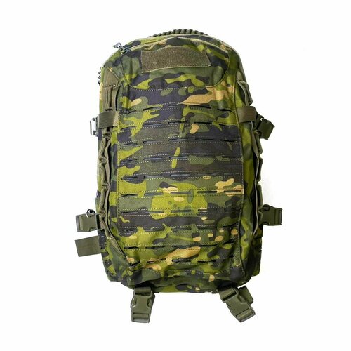 Рюкзак тактический с креплениями Молле 40л (BG-130) Трехцветный камуфляжный зеленый MCTP