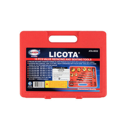 Licota ATA-0032 Набор зенкеров регулируемых для расточки седел клапанов - фото №3