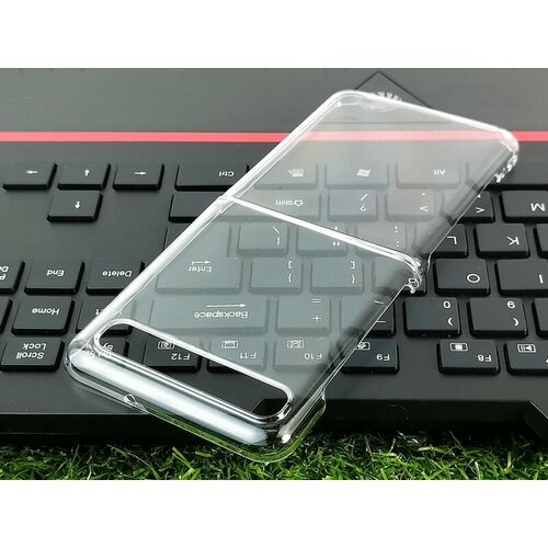 Пластиковая панель-чехол накладка MyPads для Samsung Galaxy Z Flip SM-F700 прозрачная