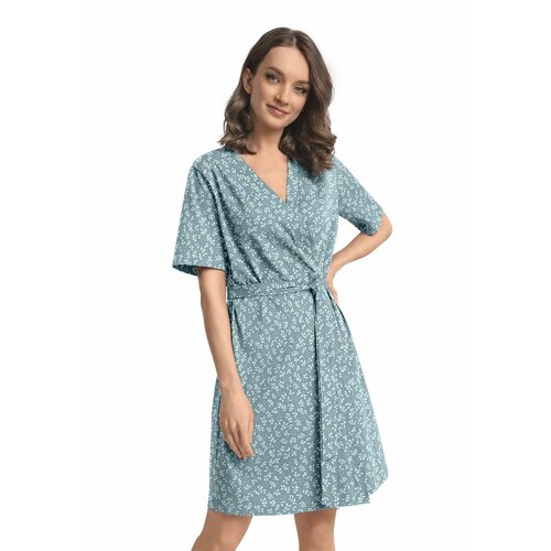 фото Халат clever, размер l, голубой