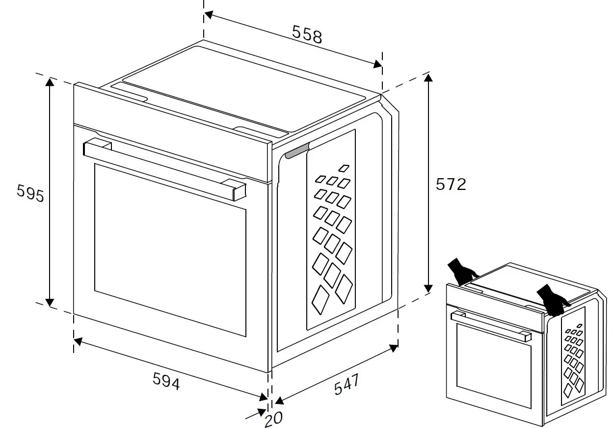 Электрический духовой шкаф Indesit IFE 3841 J IX - фотография № 7