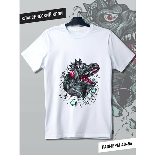 фото Футболка, размер m, белый будь на стиле