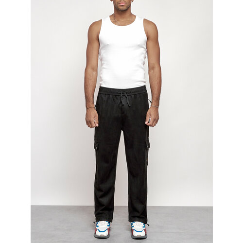 фото Брюки, размер 54, черный нет бренда