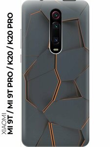 RE: PA Накладка Transparent для Xiaomi Mi 9T / Mi 9T Pro / K20 / K20 Pro с принтом "Графитовый излом"