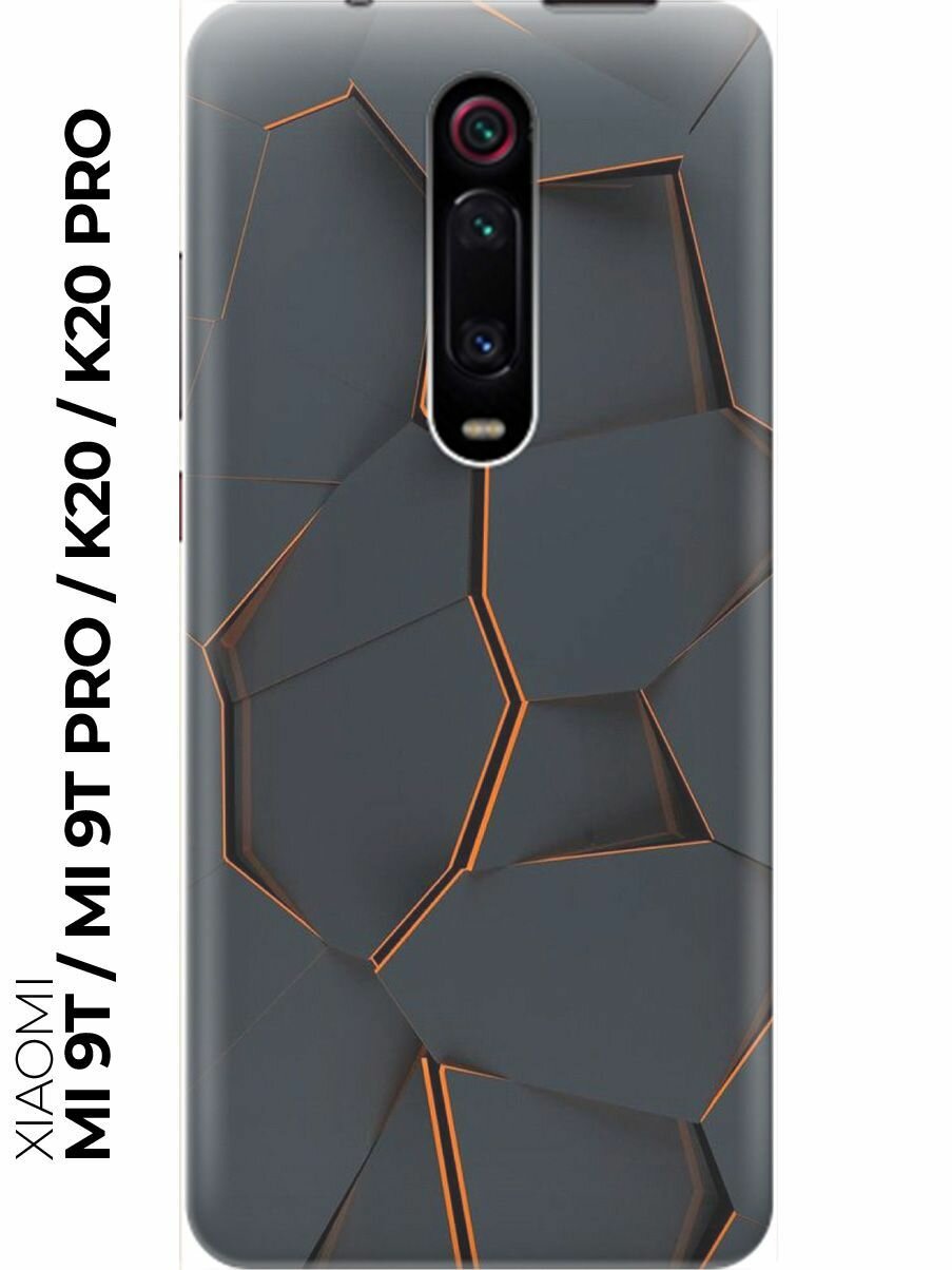 RE: PA Накладка Transparent для Xiaomi Mi 9T / Mi 9T Pro / K20 / K20 Pro с принтом "Графитовый излом"