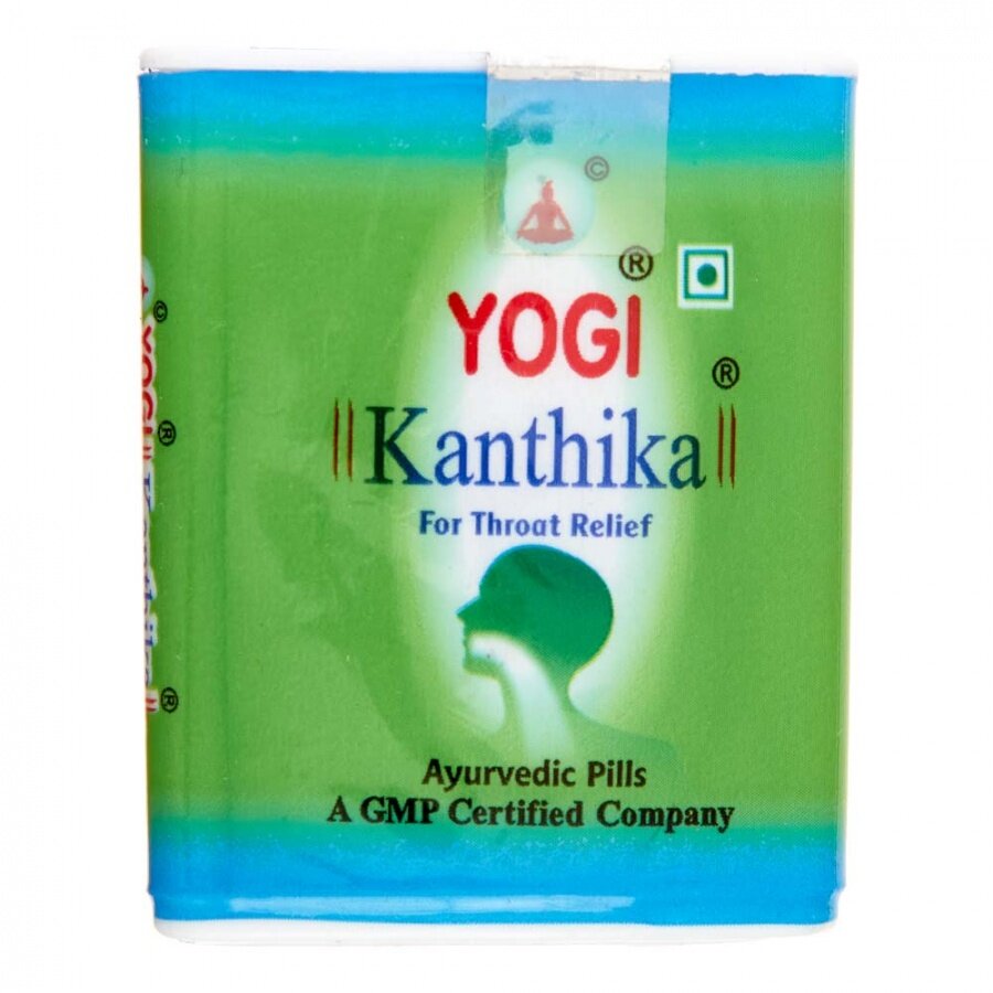 YOGI AYURVEDIC Йоги Кантика для устранения симптомов першения, боли в горле и кашле 70шт