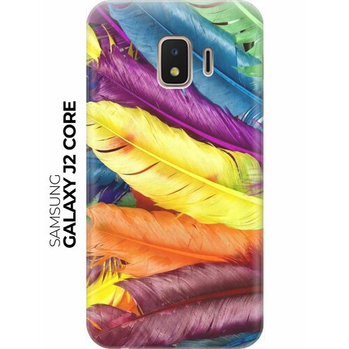 RE: PA Накладка Transparent для Samsung Galaxy J2 Core с принтом Разноцветные перья re pa накладка transparent для samsung galaxy a32 с принтом разноцветные перья