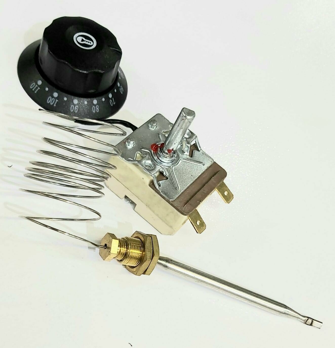 Термостат для кипятильника EC 20A/250V/0,9m/23mm/ 30-110С с муфтой