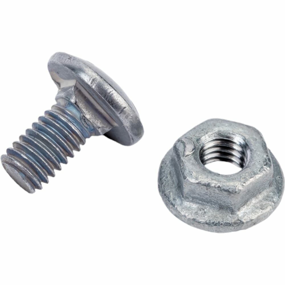 фото OBO Bettermann Комплект креп. M6х12 FRSB 6х12 F (болт плос/гол.+гайка с насеч.) OBO 6406122