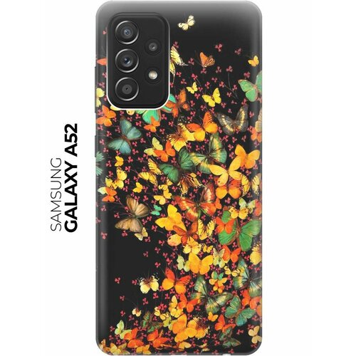 RE: PA Чехол - накладка ArtColor для Samsung Galaxy A52 с принтом Взрыв бабочек re pa чехол накладка artcolor для nokia 5 3 с принтом взрыв бабочек