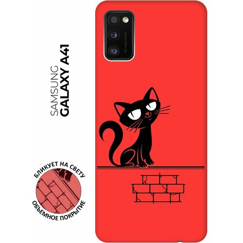 re pa чехол накладка soft sense для samsung galaxy a50 a50s a30s с 3d принтом scratchy and wall красный RE: PA Чехол - накладка Soft Sense для Samsung Galaxy A41 с 3D принтом Scratchy and wall красный