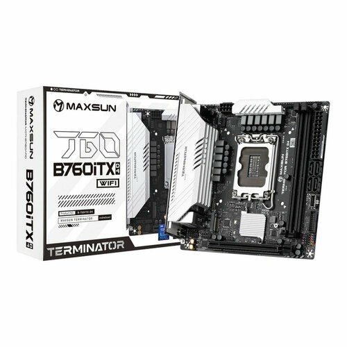 Материнская плата Maxsun MS-Terminator B760ITX D4 WIFI 1700 B760 2xDDR4 Mini-ITX RTL 1490000₽