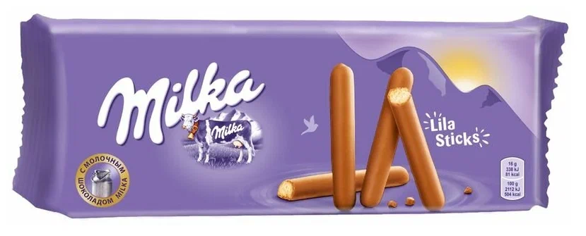 Печенье Milka choco sticks, 112 г