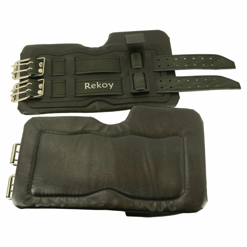 Тренажер для растяжки спины/инверсионные ботинки Rekoy KHZ103, цв. черный
