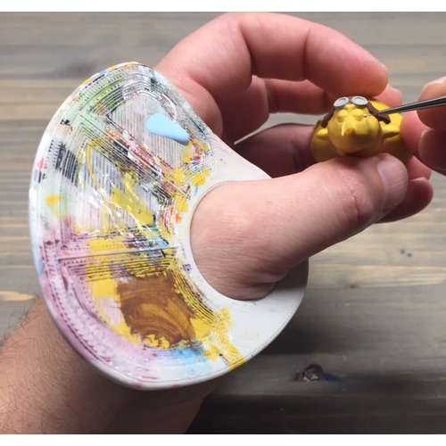 Палитра для красок мини seamiart мини размер силиконовое складное ведро для мытья краски кисть для рисования акварельные инструменты для рисования палитра