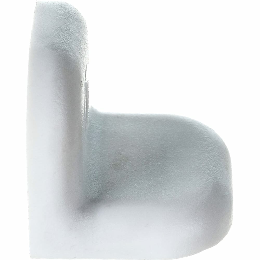 Уголок мебельный с декоративной накладкой 28х28х28 мм, цвет белый, 4 шт. Левша - фото №1